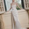 Ivory Satin Strapless Gown "Elysian Grace" DR442